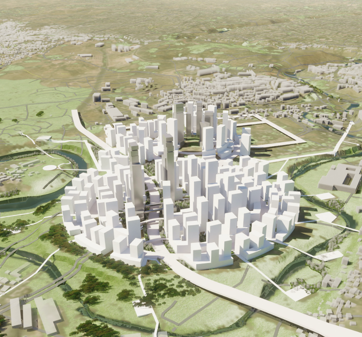 Urban planning - Nor Gyugh district